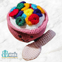 Colorful Bowl of Cereal,Yarn Projects,Carrie's Butterfly Boutique
