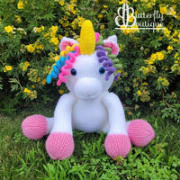 Create A Critter Kit - Blossom the Unicorn - Experienced Skill Level,Yarn Projects,Carrie's Butterfly Boutique