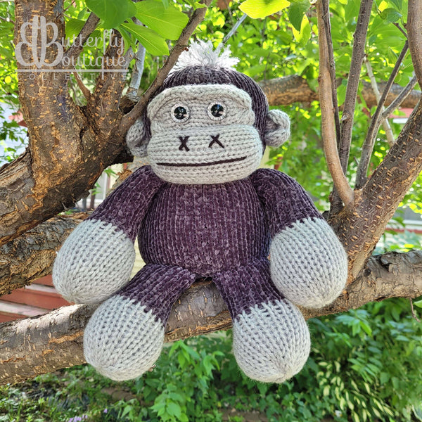 Create A Critter Kit - Marshall the Gorilla - Intermediate/Experienced Skill Level,Yarn Projects,Carrie's Butterfly Boutique