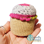 Dragonfruit Cupcake,Yarn Projects,Carrie's Butterfly Boutique