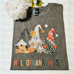 Happy Hallowthanksmas Gnomes - RTS,Shirts,Carrie's Butterfly Boutique