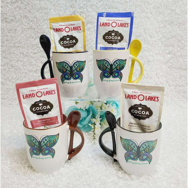 Hot Cocoa Mugs,Drinkwear,Carrie's Butterfly Boutique