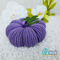 Knitted Pumpkins,Yarn Projects,Carrie's Butterfly Boutique