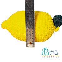 Lemon Plush,Yarn Projects,Carrie's Butterfly Boutique