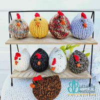 Mini Chicken,Yarn Projects,Carrie's Butterfly Boutique