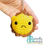 Round Animal Keychains,Yarn Projects,Carrie's Butterfly Boutique