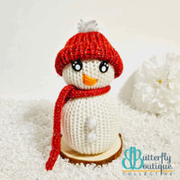 Snow People (Knitted),Yarn Projects,Carrie's Butterfly Boutique