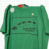 South Dakota Christmas Tee - RTS,Shirts,Carrie's Butterfly Boutique