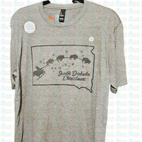 South Dakota Christmas Tee - RTS,Shirts,Carrie's Butterfly Boutique