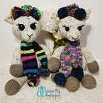 Suzanne the Llama,Yarn Projects,Carrie's Butterfly Boutique