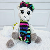 Suzanne the Llama,Yarn Projects,Carrie's Butterfly Boutique