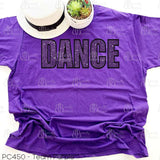 Glitter Cheer or Dance Tee