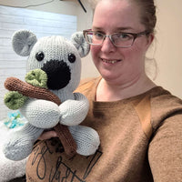 Kevin the Koala,Yarn Projects,Carrie's Butterfly Boutique