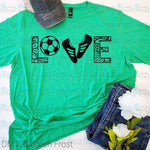 Love Soccer Tee