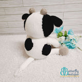 Moo Moo the Cow - Custom,Yarn Projects,Carrie's Butterfly Boutique