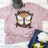 Radiate Positivity Tee,Shirts,Carrie's Butterfly Boutique