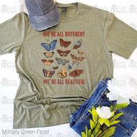 We Are All Different Butterflies Tee